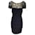 Autre Marque Emilio Pucci Robe noire en dentelle à manches courtes Synthétique  ref.1331524