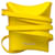 Autre Marque Salvatore Ferragamo Custodia in pelle gialla con cinturino Giallo  ref.1331528