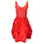 Autre Marque Zac Posen Red Sleeveless Silk Dress  ref.1331538
