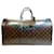 Louis Vuitton Keepall Bandouliere 50 Marrom Lona  ref.1331792