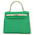 Hermès hermes kelly 25 Green Leather  ref.1331856