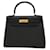 Hermès hermes kelly 28 Black Leather  ref.1331888