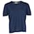 Hermès Hermes Crewneck T-shirt in Blue Cotton  ref.1332020