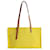 Hermès Étrivière shoulder bag in yellow canvas Cloth  ref.1332021