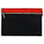 Victoria Beckham Two Tone Clutch in Red Leather  ref.1332093