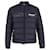 Moncler Servieres Zip-Up Puffer Jacket in Navy Blue Nylon  ref.1332151
