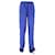 LANVIN  Trousers T.fr 38 silk Blue  ref.1332205