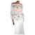 Anne Fontaine Haut multicolore en dentelle transparente à épaules dénudées - taille UK 8 Polyamide  ref.1332288