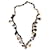 Hermès Brown tear-drop necklace  ref.1332300
