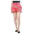 Etro Red floral printed shorts - size UK 14 Cotton  ref.1332317