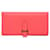 Béarn Hermès Bearn Pink Leather  ref.1332353