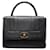 Chanel Mademoiselle Black Leather  ref.1332378