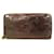 Louis Vuitton Zippy Wallet Brown Patent leather  ref.1332384