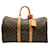 Louis Vuitton Keepall 45 Braun Leinwand  ref.1332390