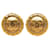 Timeless Chanel COCO Mark Dourado Banhado a ouro  ref.1332572