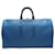 Louis Vuitton Keepall 45 Blau Leder  ref.1332593