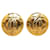 Chanel COCO Mark Dourado Banhado a ouro  ref.1332611