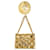 Timeless Chanel COCO Mark Dorado Chapado en oro  ref.1332614