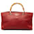 Gucci Red Medium Bamboo Shopper Leather Pony-style calfskin  ref.1332748