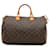 Louis Vuitton Brown Monogram Speedy 35 Cloth  ref.1332775