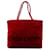 Fendi Red Velvet Logo Tote Cloth  ref.1332788
