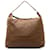 Gucci Brown Pebbled Calfskin Twill Hobo Leather Pony-style calfskin  ref.1332826