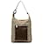 Gucci Brown GG Canvas Shoulder Bag Beige Dark brown Leather Cloth Pony-style calfskin Cloth  ref.1332830