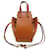 LOEWE Brown Mini Hammock Drawstring Bag Leather Pony-style calfskin  ref.1332832