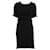 Chanel Robe en tweed noir Runway CC Charm  ref.1332858