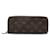 Louis Vuitton Clemence Wallet Canvas Long Wallet M61298 in good condition Cloth  ref.1332968