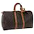 Louis Vuitton Keepall 45 Brown Cloth  ref.1333141