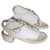 Chanel slingback sandals White Leather  ref.1333508