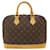 Louis Vuitton Alma Brown Cloth  ref.1333564