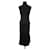 Sandro Black dress Polyester  ref.1333901