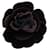 Autre Marque Chanel Brown Velvet Camellia Brooch Cloth  ref.1333962