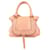 Chloé Bolso satchel mediano de cuero Chloe Marcie en rosa salmón  ref.1333998