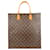 Louis Vuitton Monogram Sac Plat Brown Leather  ref.1334005