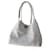 Off White White leather toggle bag Silvery  ref.1334028