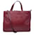 Autre Marque Vintage Burgundy Leather Tote Shoulder Bag Dark red  ref.1334193