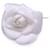 Chanel Vintage White Cloth Flower Camelia Camellia Brooch Pin  ref.1334204