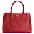 Prada Red medium Saffiano leather Galleria top handle bag  ref.1334275
