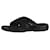 Prada Black nylon slides - size EU 39.5 Leather  ref.1334284