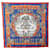 Hermès Blue Astres et Soleils Silk Scarf Cloth  ref.1334378