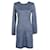 Chanel Paris / Byzance Shimmer Cashmere Dress Blue  ref.1334512