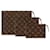 Louis Vuitton LV Trio Toiletry Pouches new Brown Cloth  ref.1334563