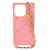 Louis Vuitton Fotohülle Pink Leder  ref.1334571