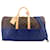 Louis Vuitton Keepall Bandouliere 50 Blau Leinwand  ref.1334572