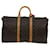 Louis Vuitton Keepall 50 Brown Cloth  ref.1334591