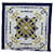Hermès HERMES CARRE 90 Eperon d'Or Scarf Silk Blue Auth am6085  ref.1334661