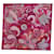 Hermès HERMES CARRE 90 FLEURS DINDIENNES Scarf Silk Pink Auth am6084  ref.1334669